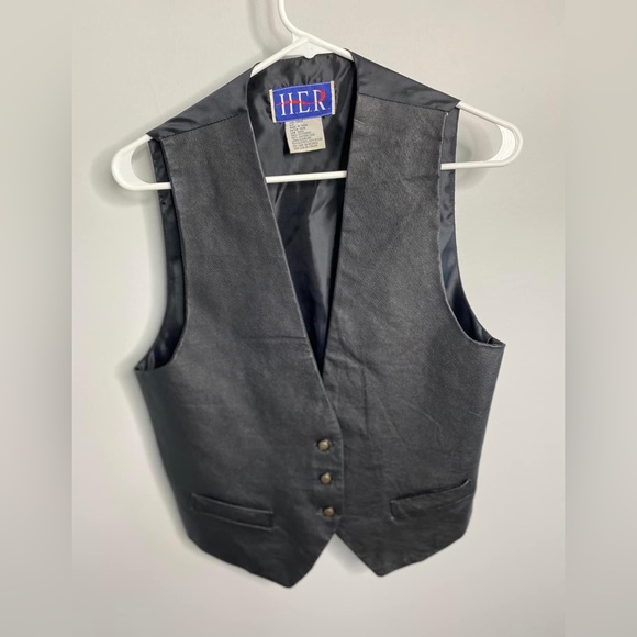 H.E.R. Vintage Leather Vest - Picture 3 of 13